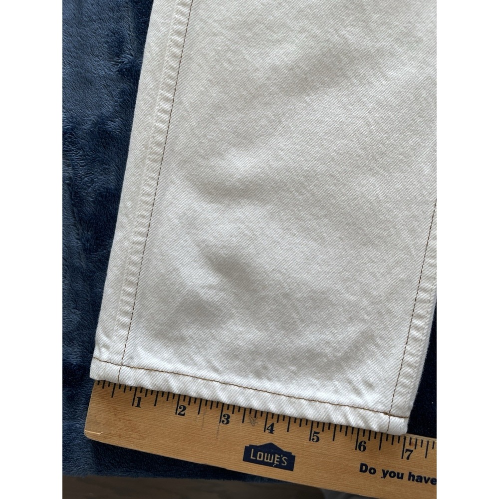 NWT Frame Jeans Ritz Paris White The True Straight Size 28 Made In Italy MSRP348 - Picture 5 of 14